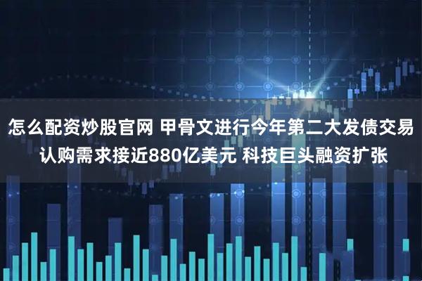 怎么配资炒股官网 甲骨文进行今年第二大发债交易 认购需求接近880亿美元 科技巨头融资扩张